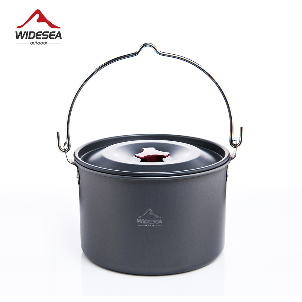 Fishing Equipment Kitchener - Widesea 4L Camping Hanging Pot Cookware