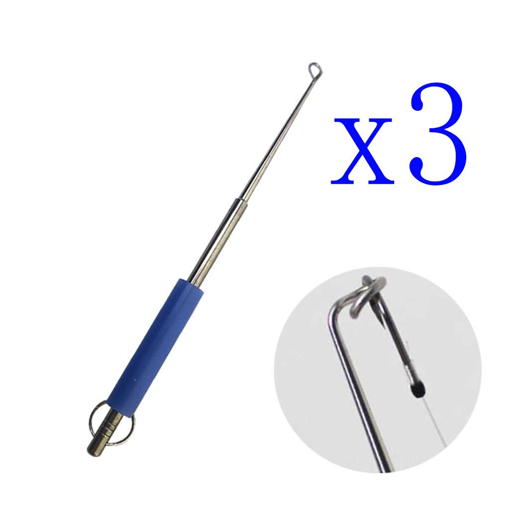 3-Pack Stainless Steel Fish Ho - Fishing Equipment Pictures 评论和价格