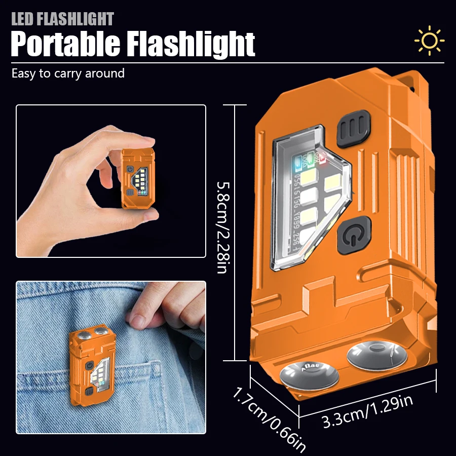 Mini Keychain EDC Flashlight R - Fishing Headlamp 评论和价格