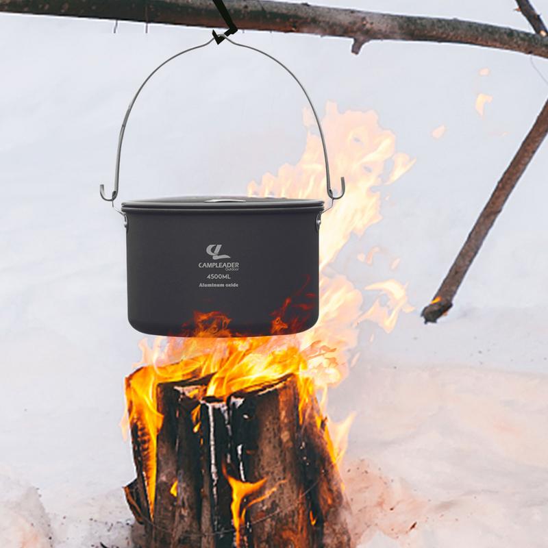 4.5L Camping Hanging Pot Cookw - Fishing Equipment Kitchener 评论和价格