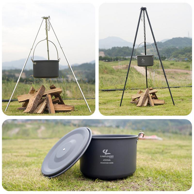 4.5L Camping Hanging Pot Cookw - Fishing Equipment Kitchener 评论和价格