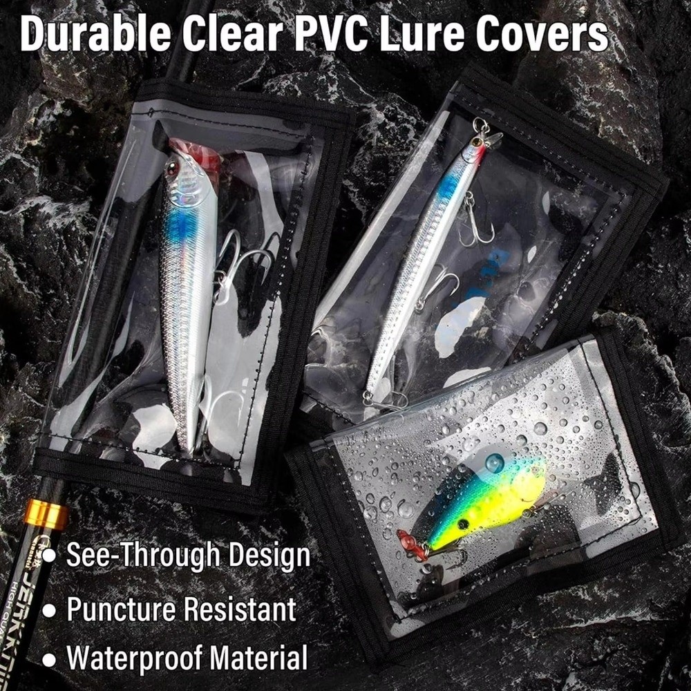 PVC Fishing Lure Cover Storage - Fishing Rod Wrap Tape 评论和价格