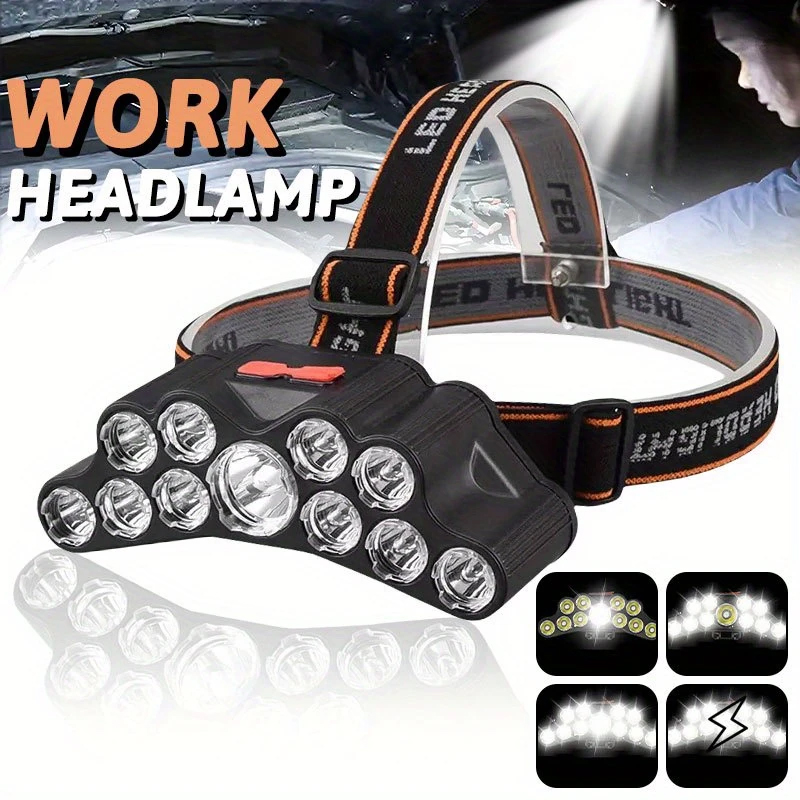 11 LED Headlamp Strong Light H - Fishing Headlamp 评论和价格