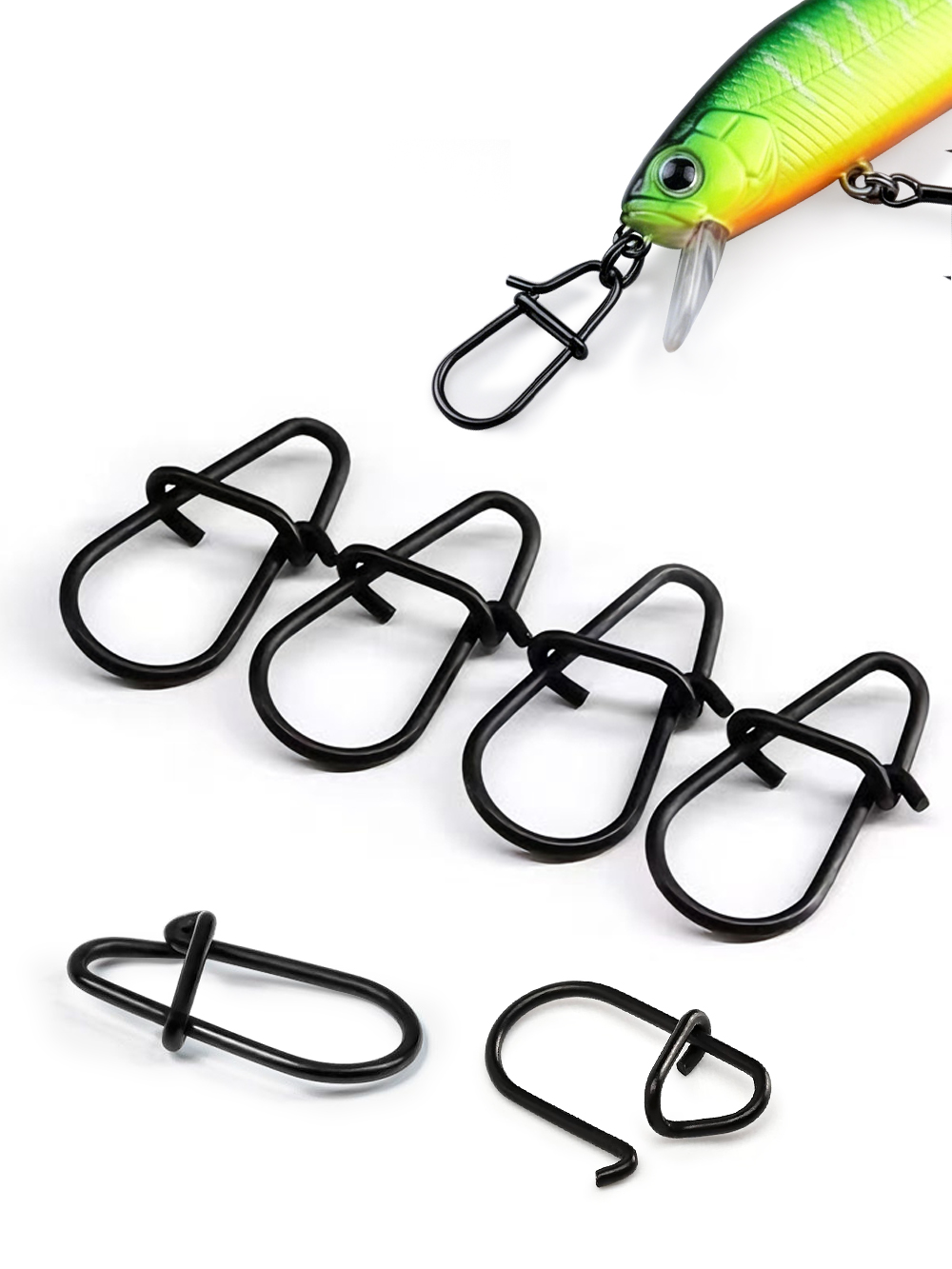 GOBAIT 100Pcs Black Stainless  - Fishing Equipment Used 评论和价格