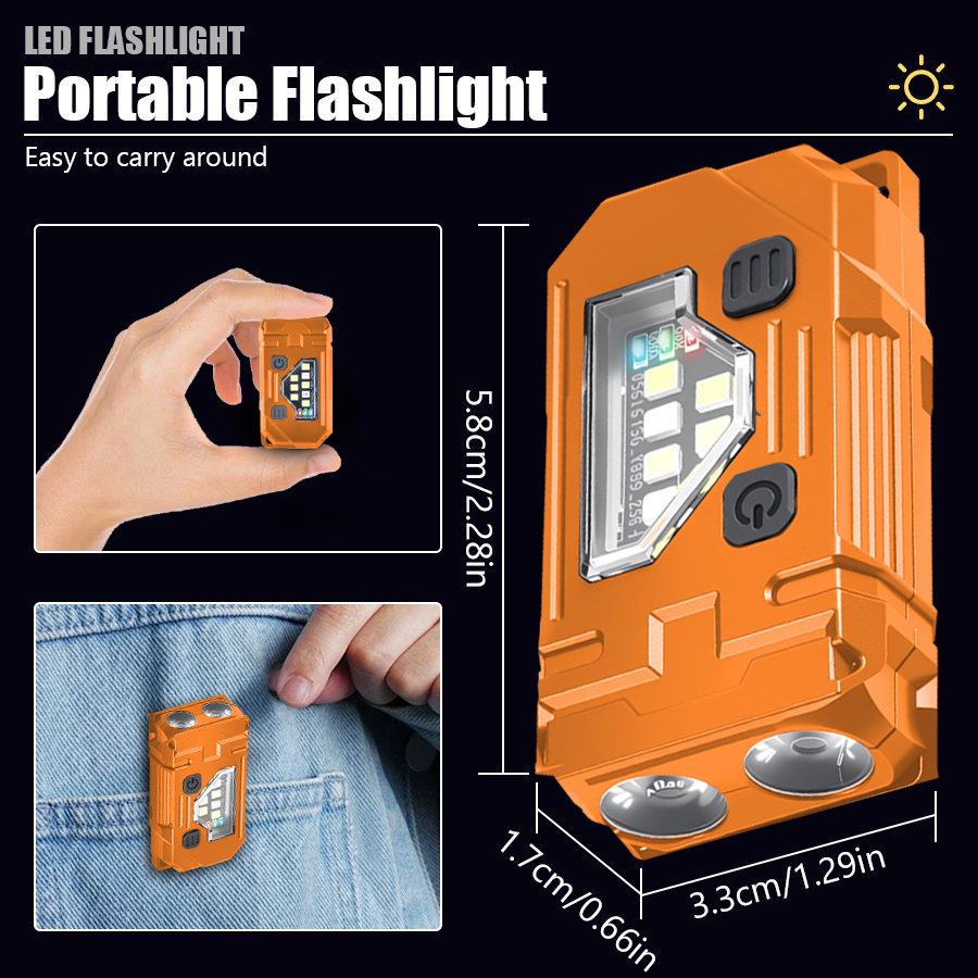 Mini Keychain EDC Flashlight R - Fishing Headlamp 评论和价格