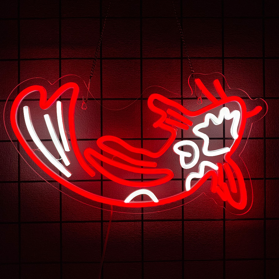 Fish Led Neon Sign, Cartoon Lu - Fishing Equipment Kitchener 评论和价格