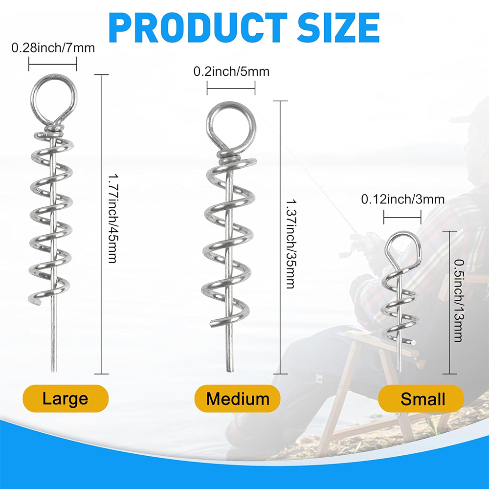 50Pcs Spring Twist Lock Fishin - Fishing Equipment Used 评论和价格