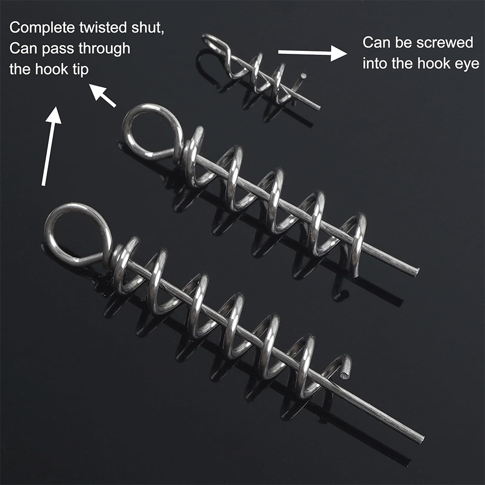 50Pcs Spring Twist Lock Fishin - Fishing Equipment Used 评论和价格