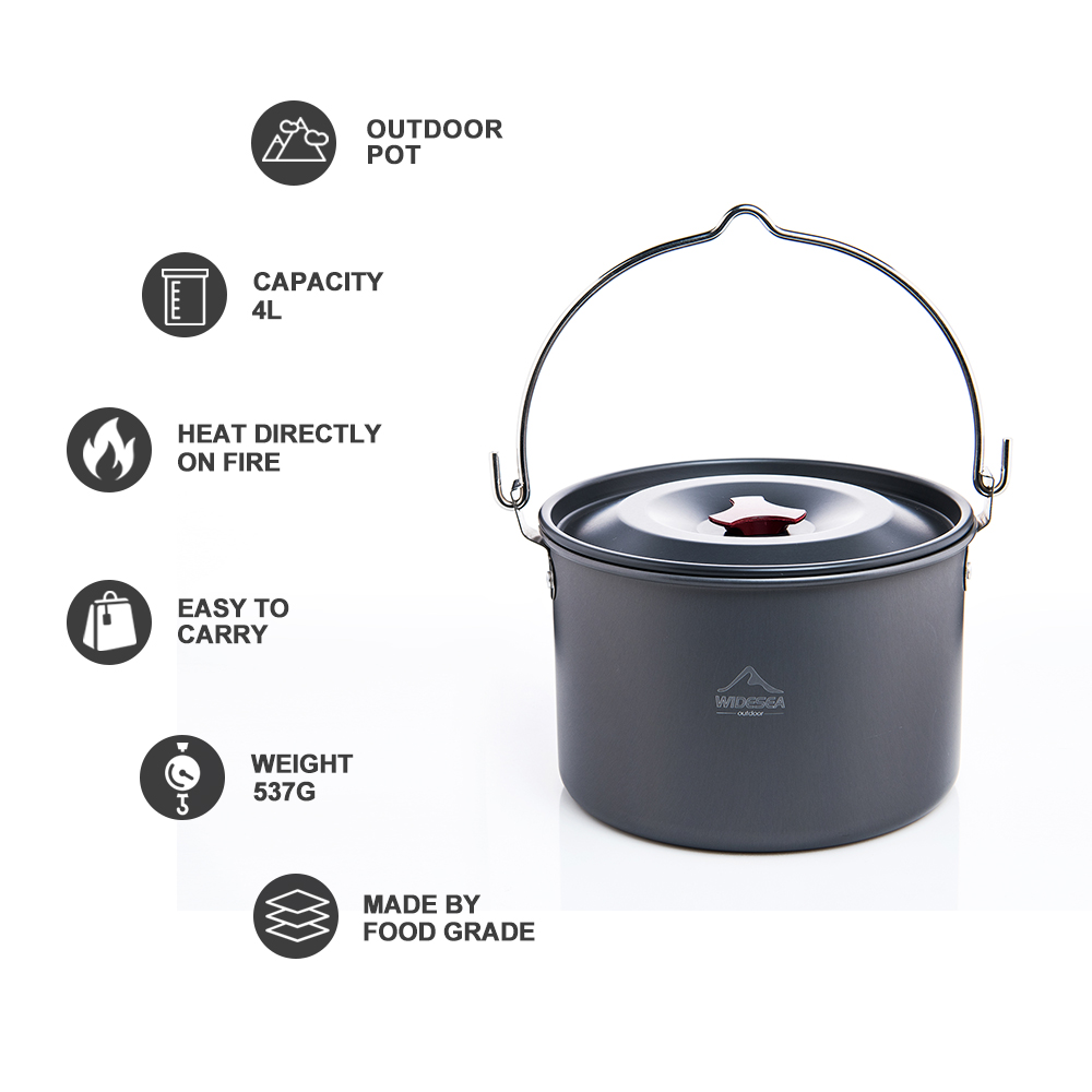 Widesea 4L Camping Hanging Pot - Fishing Equipment Kitchener 评论和价格
