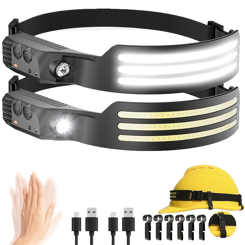 LED Sensor Headlamp USB Rechar - Fishing Headlamp 评论和价格