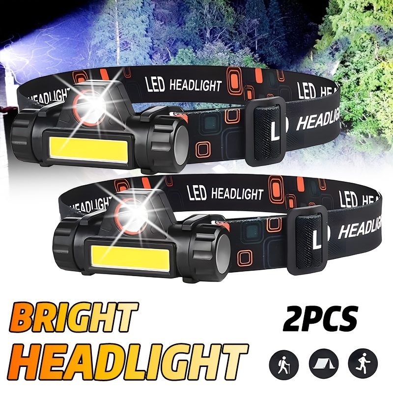 Rechargeable COB LED USB Headl - Fishing Headlamp 评论和价格